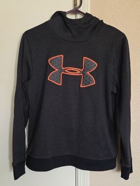 Under Armour Dark Gray ColdGear Fleece Pullover